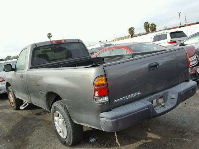 5TBJN321X4S437786 - 2004 TOYOTA TUNDRA GRAY photo 3