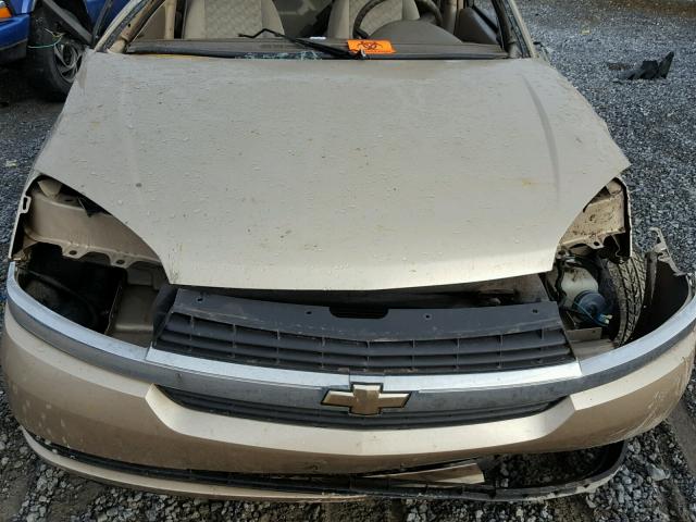 1G1ZT52865F296816 - 2005 CHEVROLET MALIBU LS GOLD photo 7