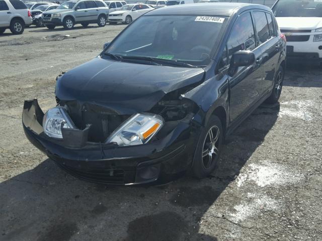 3N1BC1CP5CK251739 - 2012 NISSAN VERSA S BLACK photo 2