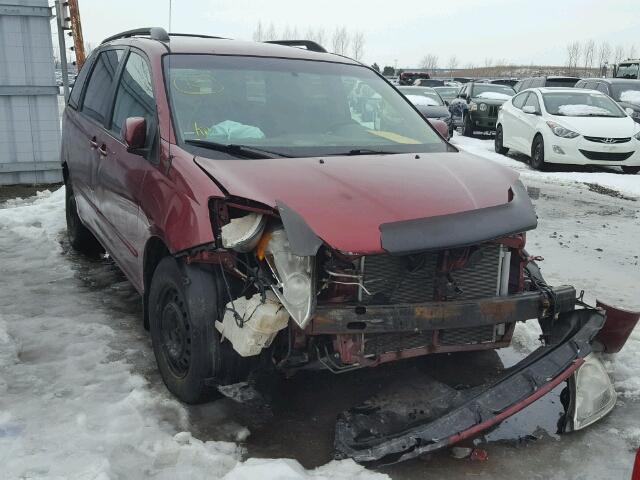 5TDZA23C94S045379 - 2004 TOYOTA SIENNA CE BURGUNDY photo 1