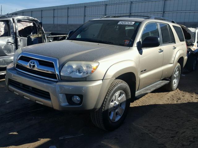 JTEBU14R870118301 - 2007 TOYOTA 4RUNNER SR GOLD photo 2