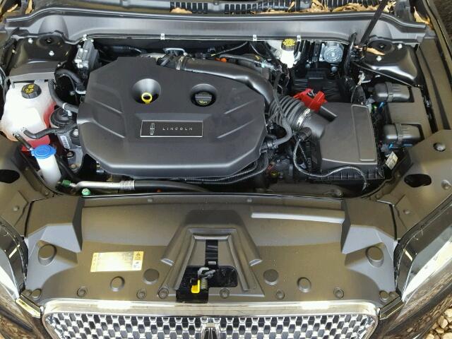 3LN6L5E97JR600243 - 2018 LINCOLN MKZ RESERV BLACK photo 7