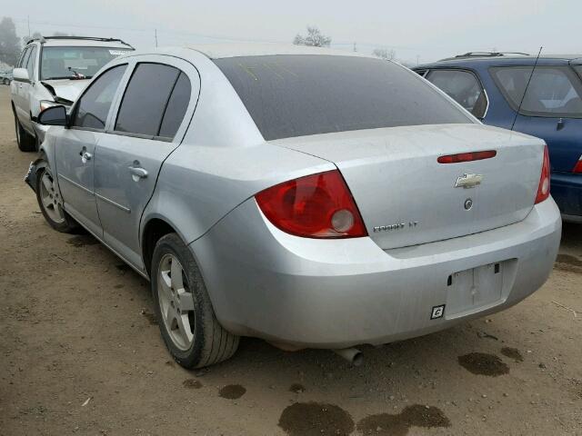 1G1AD5F52A7217463 - 2010 CHEVROLET COBALT SILVER photo 3