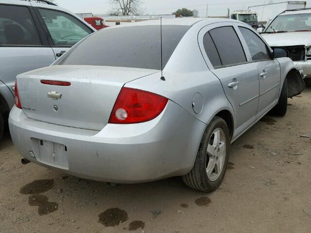 1G1AD5F52A7217463 - 2010 CHEVROLET COBALT SILVER photo 4