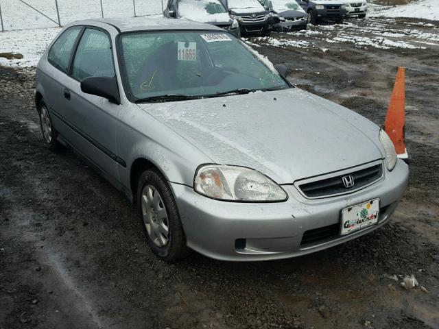 2HGEJ6344YH103273 - 2000 HONDA CIVIC DX SILVER photo 1