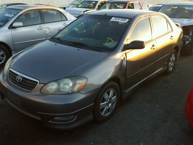 1NXBR32E56Z714518 - 2006 TOYOTA COROLLA CE GRAY photo 2