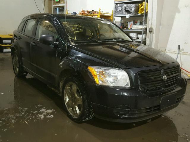 1B3HB28CX8D680972 - 2008 DODGE CALIBER BLACK photo 1