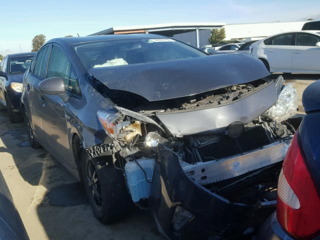 JTDKN3DU0D1729768 - 2013 TOYOTA PRIUS GRAY photo 1