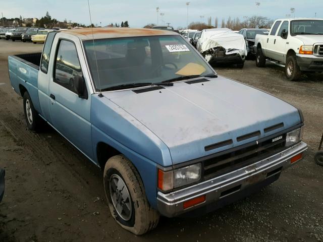 1N6ND16S6KC397284 - 1989 NISSAN D21 KING C BLUE photo 1