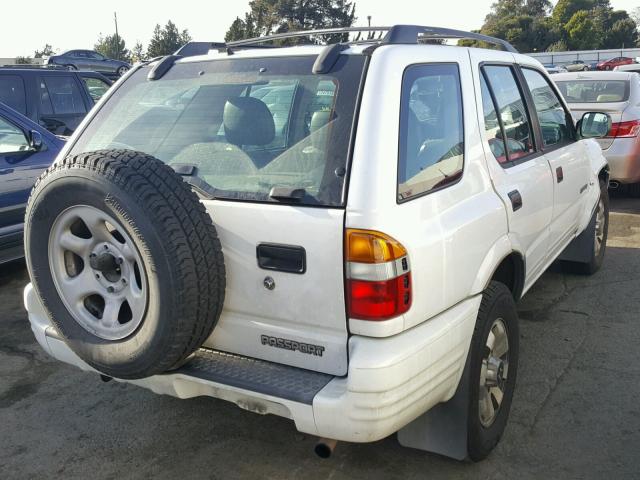 4S6DM58W914411647 - 2001 HONDA PASSPORT E WHITE photo 4