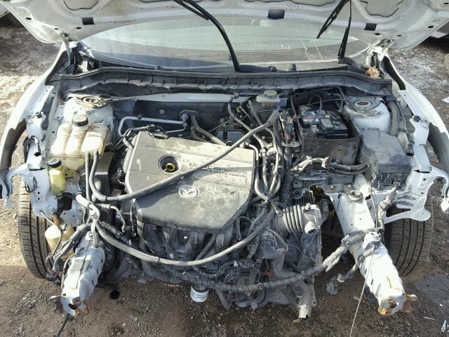 JM1BL1UF5C1553665 - 2012 MAZDA 3 I WHITE photo 7