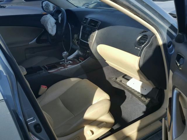 JTHBK262782061397 - 2008 LEXUS IS 250 BLUE photo 5