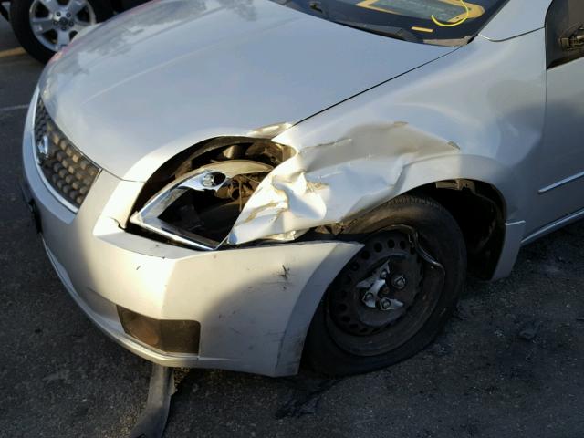 3N1AB61E07L674886 - 2007 NISSAN SENTRA 2.0 SILVER photo 9