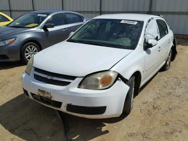 1G1AL55F477179708 - 2007 CHEVROLET COBALT LT WHITE photo 2