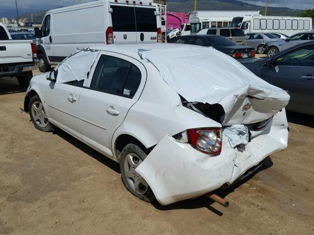 1G1AL55F477179708 - 2007 CHEVROLET COBALT LT WHITE photo 3