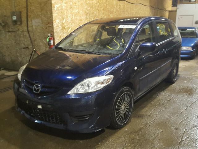 JM1CR29L190332098 - 2009 MAZDA 5 BLUE photo 2