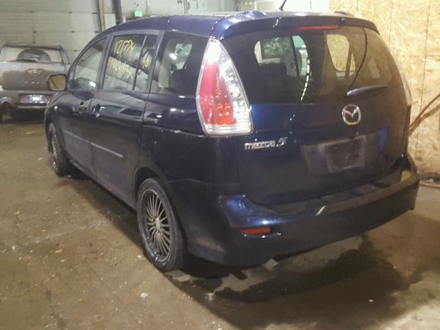 JM1CR29L190332098 - 2009 MAZDA 5 BLUE photo 3