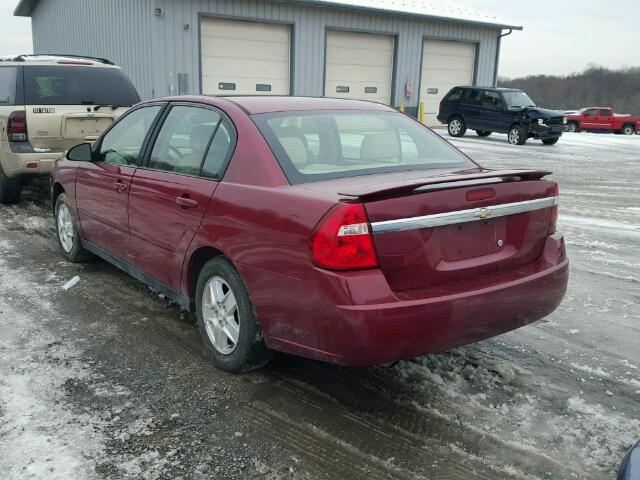 1G1ZT54865F201815 - 2005 CHEVROLET MALIBU LS RED photo 3