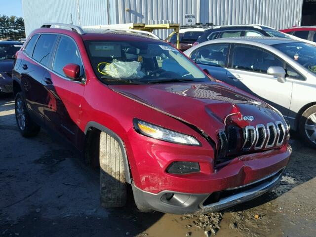 1C4PJLDB4HW539562 - 2017 JEEP CHEROKEE L BURGUNDY photo 1