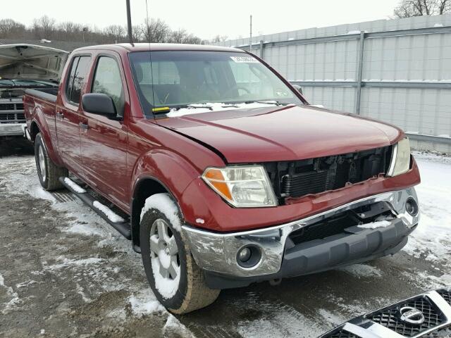 1N6AD09W47C457349 - 2007 NISSAN FRONTIER C RED photo 1