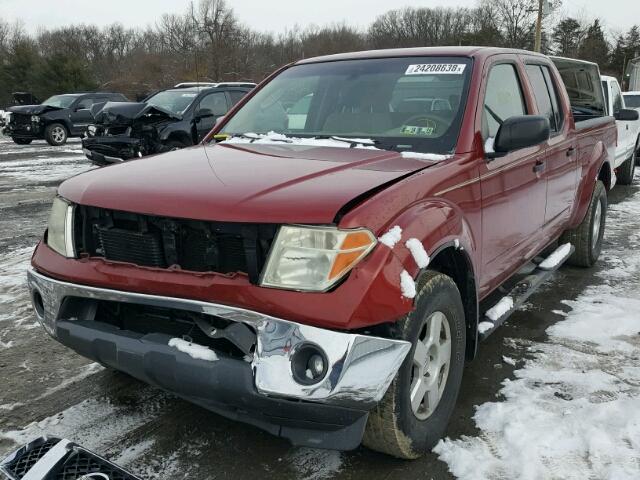 1N6AD09W47C457349 - 2007 NISSAN FRONTIER C RED photo 2