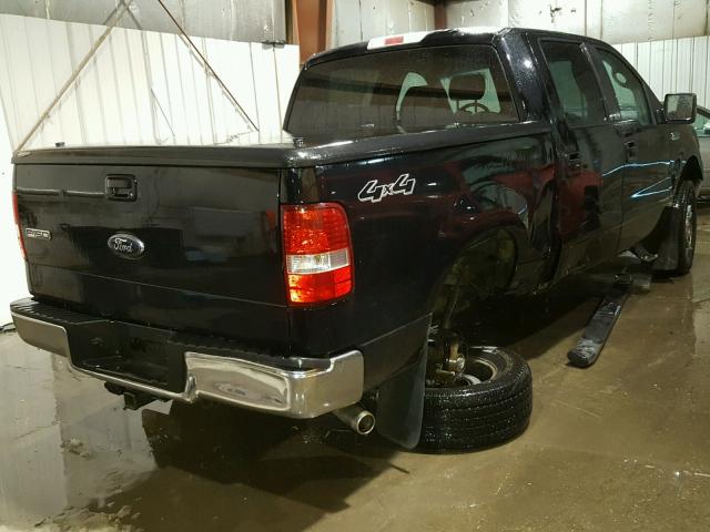 1FTPW14V18FB30466 - 2008 FORD F150 SUPER BLACK photo 4