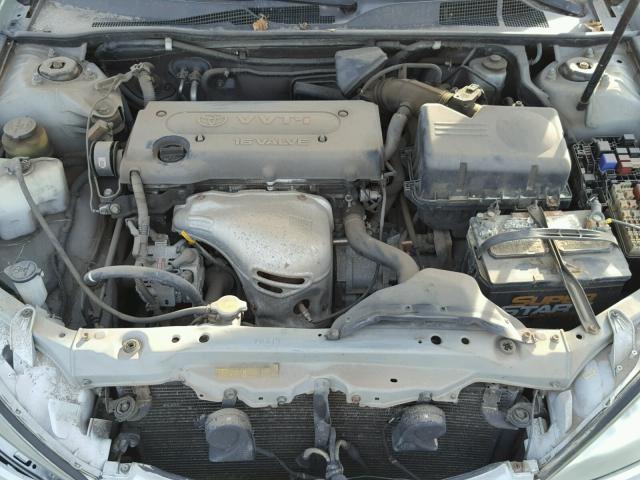 4T1BE32K22U501618 - 2002 TOYOTA CAMRY LE SILVER photo 7