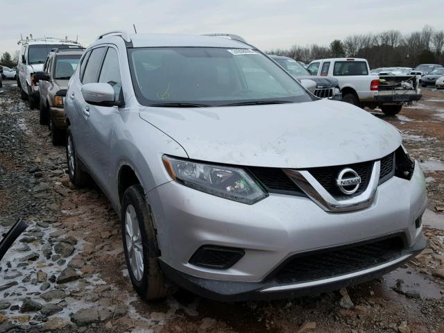 KNMAT2MV0FP562848 - 2015 NISSAN ROGUE S SILVER photo 1