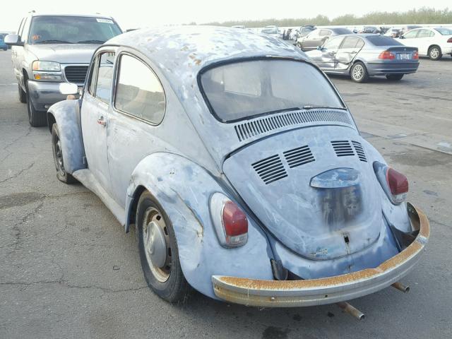 118166114 - 1968 VOLKSWAGEN BUG GRAY photo 3