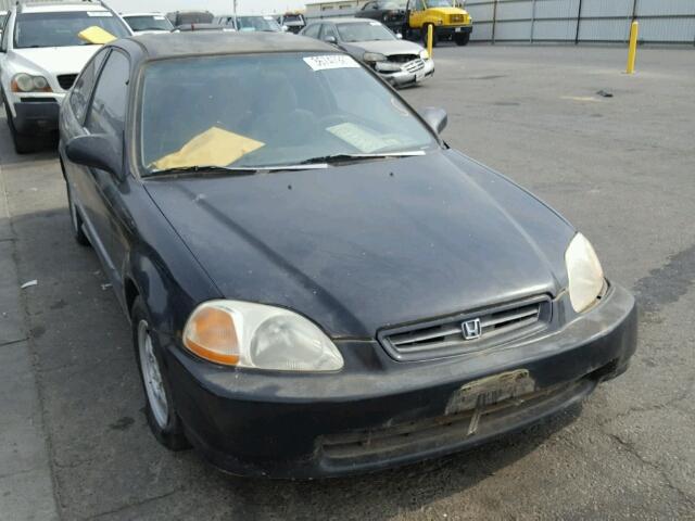 1HGEJ7223VL036783 - 1997 HONDA CIVIC HX BLACK photo 1