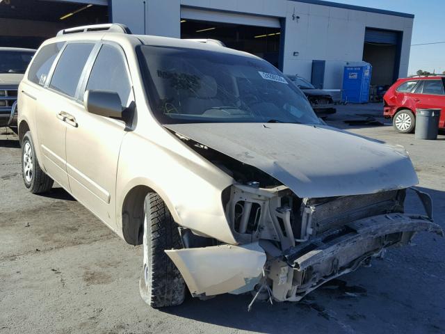 KNDMB233886230830 - 2008 KIA SEDONA EX GOLD photo 1