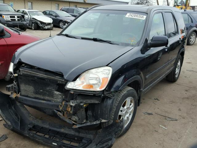 SHSRD78814U208502 - 2004 HONDA CR-V EX BLACK photo 2