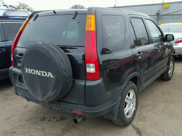 SHSRD78814U208502 - 2004 HONDA CR-V EX BLACK photo 4