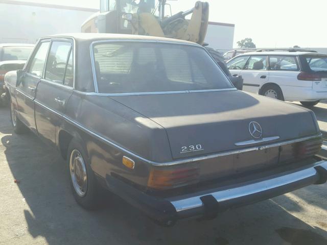 11501712012969 - 1974 MERCEDES-BENZ 230 BROWN photo 3