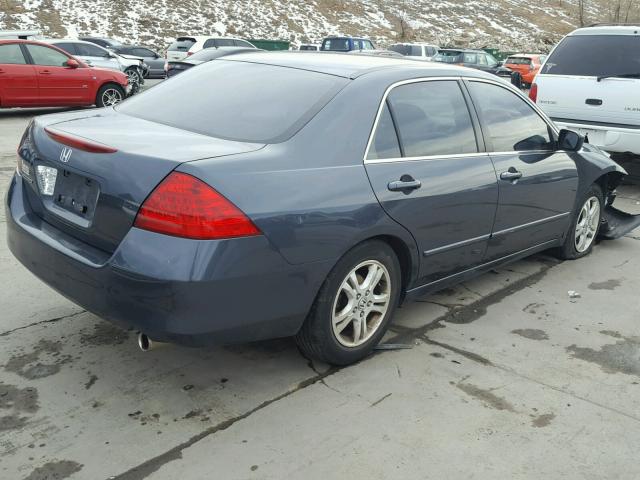 JHMCM56337C018418 - 2007 HONDA ACCORD SE GRAY photo 4