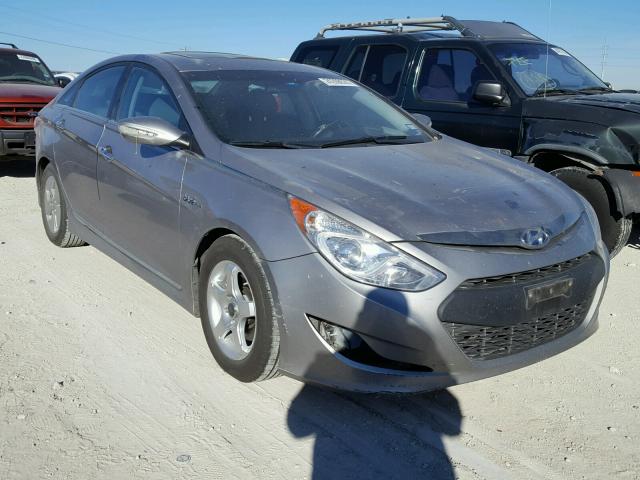 KMHEC4A40BA006007 - 2011 HYUNDAI SONATA HYB SILVER photo 1