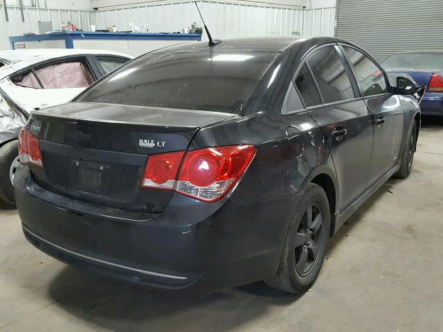 1G1PC5SB3E7196329 - 2014 CHEVROLET CRUZE LT BLACK photo 4