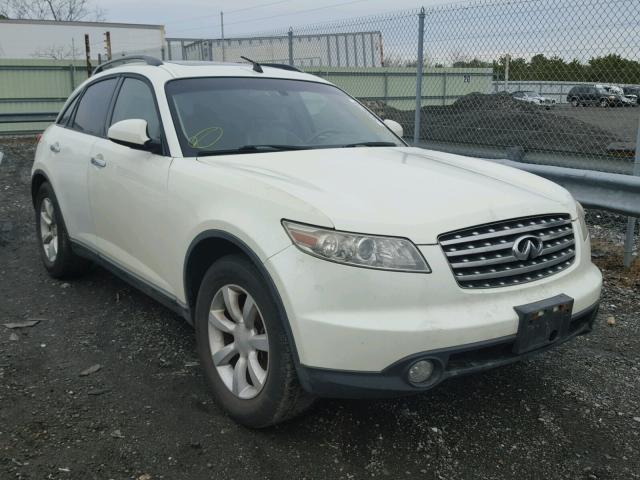 JNRAS08W74X200118 - 2004 INFINITI FX35 WHITE photo 1