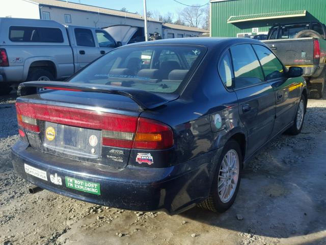 4S3BE625947210616 - 2004 SUBARU LEGACY L S BLUE photo 4