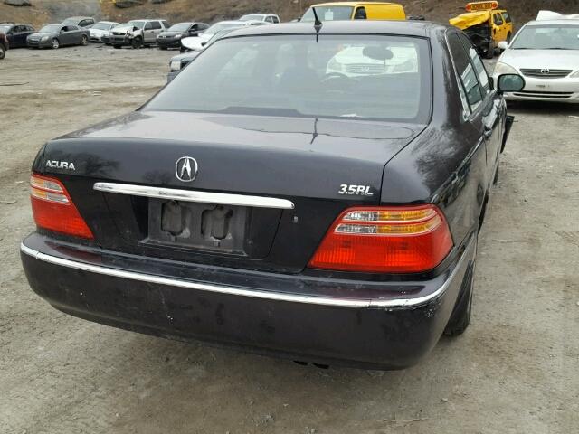 JH4KA96502C014168 - 2002 ACURA 3.5RL BLACK photo 4