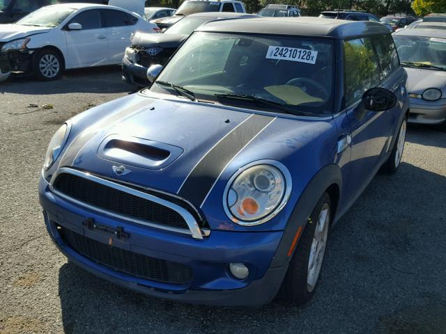 WMWMM33518TP88552 - 2008 MINI COOPER S C BLUE photo 2