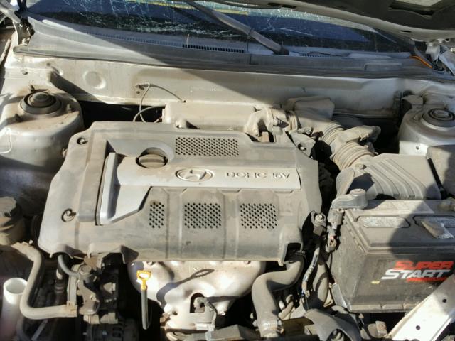 KMHDN56D15U143402 - 2005 HYUNDAI ELANTRA GL SILVER photo 7