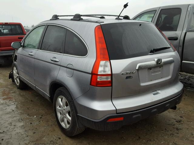 JHLRE48767C087707 - 2007 HONDA CR-V EXL GRAY photo 3