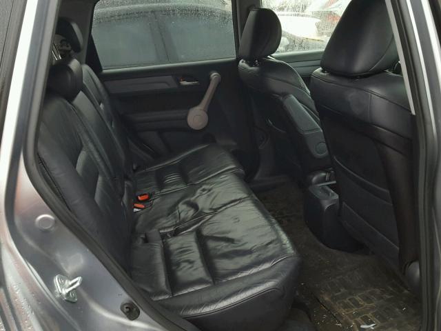 JHLRE48767C087707 - 2007 HONDA CR-V EXL GRAY photo 6