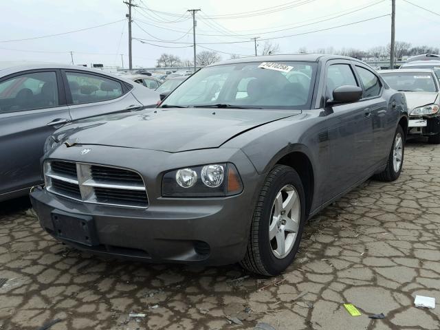 2B3CA4CD4AH214648 - 2010 DODGE CHARGER GRAY photo 2