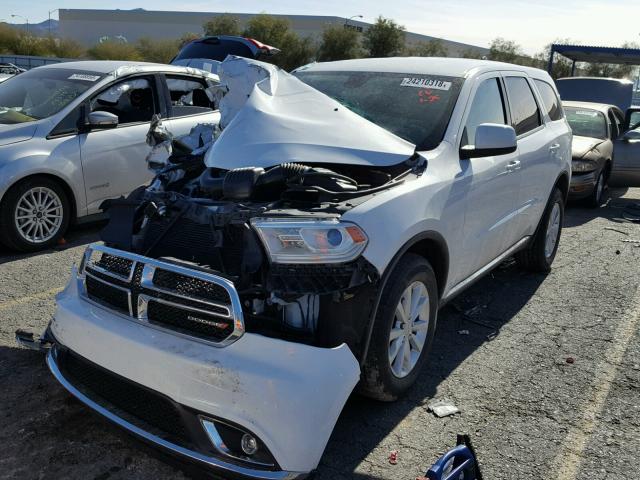 1C4RDJAG3EC971030 - 2014 DODGE DURANGO SX WHITE photo 2