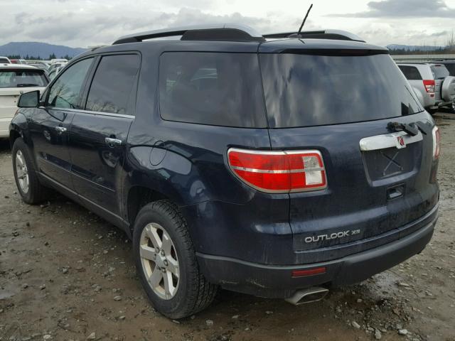 5GZER23728J167951 - 2008 SATURN OUTLOOK XR BLUE photo 3