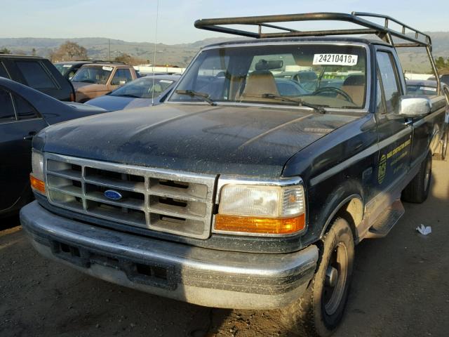 1FTDF15Y9SNA60501 - 1995 FORD F150 BLUE photo 2