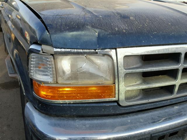 1FTDF15Y9SNA60501 - 1995 FORD F150 BLUE photo 9