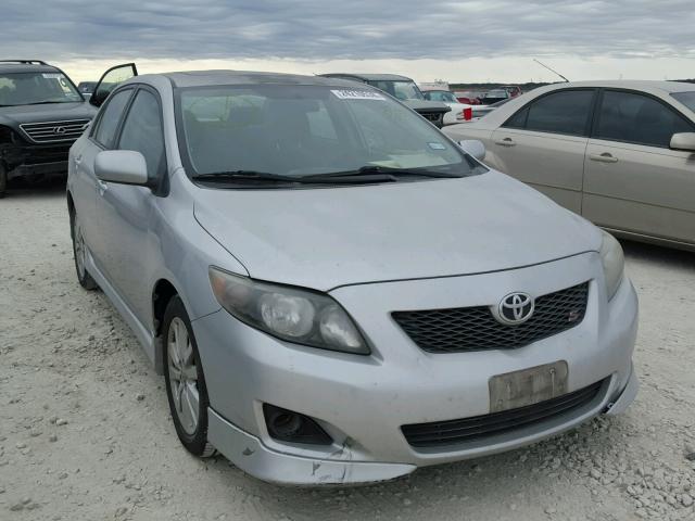 1NXBU40E39Z135538 - 2009 TOYOTA COROLLA BA SILVER photo 1